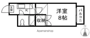 サンヒルズ鷺ヶ森【2階】の間取り