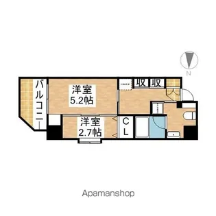 レジディア丸の内【3階】の間取り