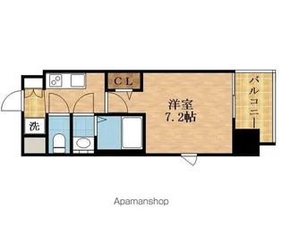フォーリアライズ城東ファイン【9階】の間取り