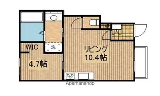 ブランフィルズ鶴間【1階】の間取り