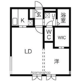 ディリッツ札幌東【4階】の間取り