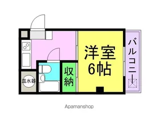 デュオ鳴尾【3階】の間取り