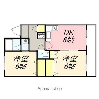 コーポニュートン【102号室】の間取り