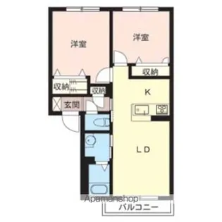 シャーメゾン西蒲田Ⅱ【2階】の間取り