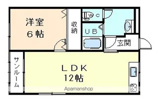ローレルナチュール【1階】の間取り