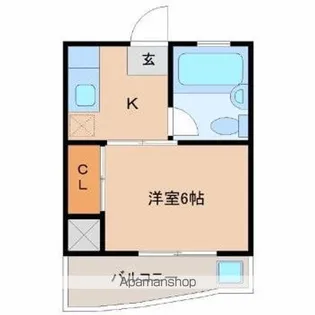 SOLEILⅢ【201号室】の間取り