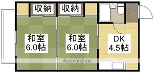 富田町共同ビル【2階】の間取り