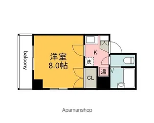 チェリーヒルズハラダ【6階】の間取り
