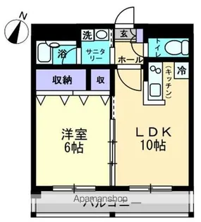 AM’S4観光町【2階】の間取り