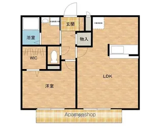 シャイニーパーク【1階】の間取り