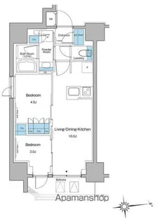 ルフォンプログレ上野マークス【12階】の間取り