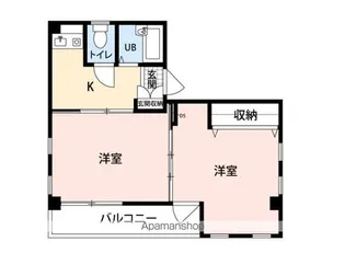 サンスカイ葉山【3F号室号室】の間取り
