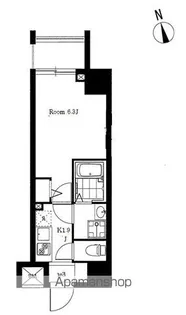 レジディア浅草吾妻橋【3階】の間取り