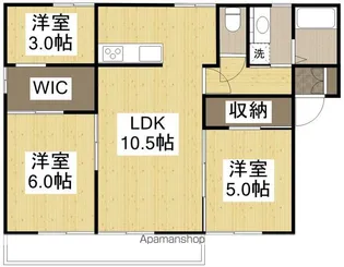 サンハイツMR【2階】の間取り