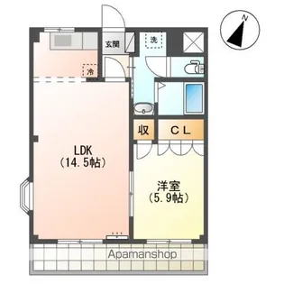 GRANDE・RIO【2階】の間取り