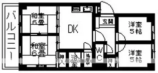 ノーメル香南【3階】の間取り