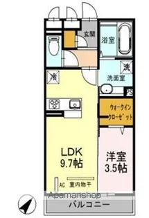 グラン・フィオーレ【3階】の間取り