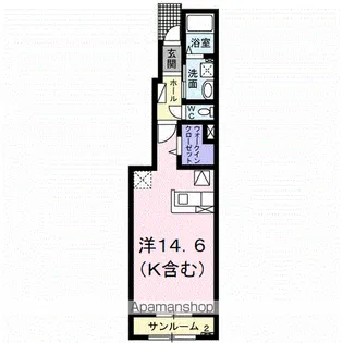 ベルナベウ【1階】の間取り