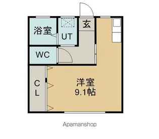 サンレーク【201号室】の間取り