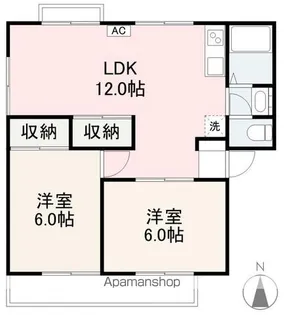 ロイヤルクレインハイツ【G202号室】の間取り