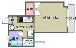 F・アネックス【302号室】の間取り