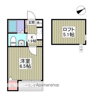 DHG恵【2階】の間取り