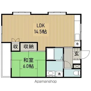 林ハイツ【106号室】の間取り