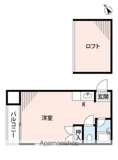 サンハイツ東那珂【205号室号室】の間取り