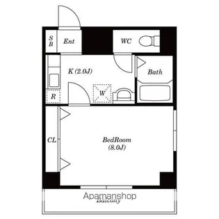 IZUMIⅢ(イズミスリー)【5階】の間取り