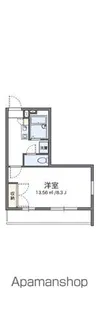 レオパレスラフォーレⅢ【2階】の間取り