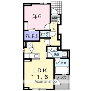 アローヨ アチェ【1階】の間取り