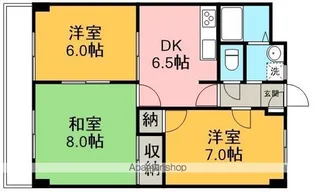 メイプルアベニュー【6階】の間取り