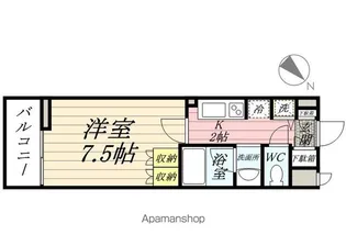 ビイルーム横濱関内【4階】の間取り