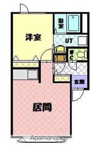エスティウッド豊岡A【203号室】の間取り