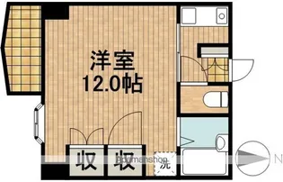 鈴パレス【201号室】の間取り