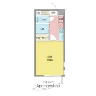 マンション ヒエロ【2階】の間取り
