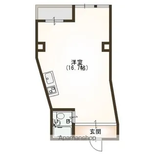 新潟マンション【9階】の間取り
