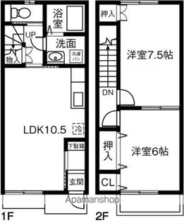 グラシアFIVE【1階】の間取り