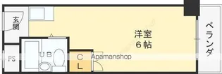 門真プラザ【406号室】の間取り