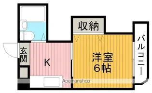 プライムハイツ蛍池【2階】の間取り