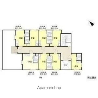 昭和グランドハイツ恵美須【806号室】の間取り