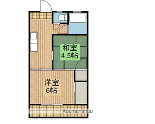 水間ビル【4階】の間取り