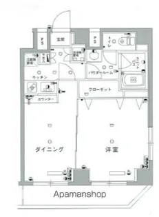 スカイコート幡ヶ谷【701号室号室】の間取り