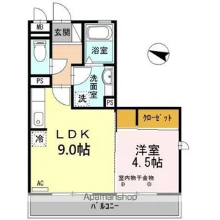 ファミール梅が岡【3階】の間取り