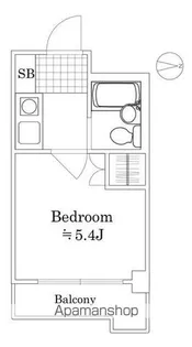 ハイシテイ横浜元町【5階】の間取り