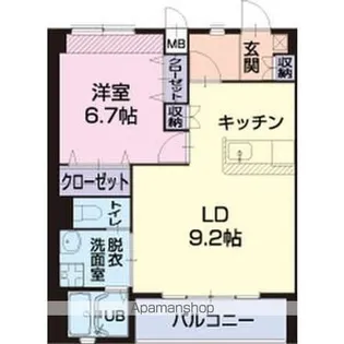 プロテアB【2階】の間取り