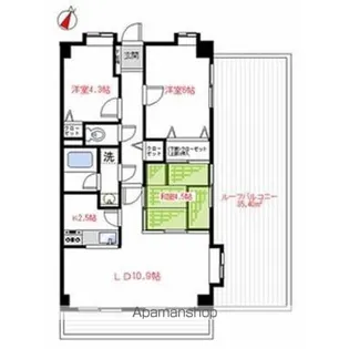J’シティ南大塚【4階】の間取り