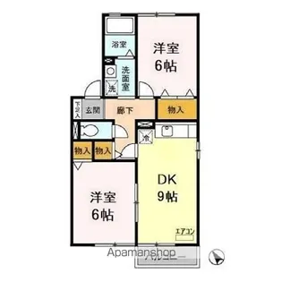 コート・エクレール【2階】の間取り