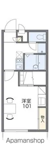 レオパレスサンヒルズⅢ【2階】の間取り
