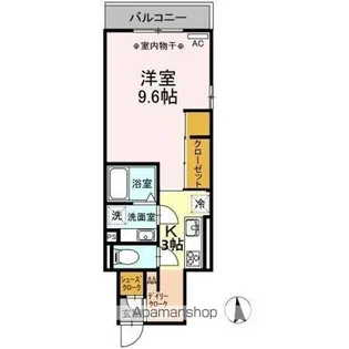 OHANA(オハナ)【2階】の間取り